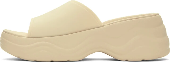 Crocs Off-White Skyline Slides - Image 3