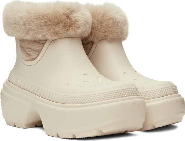 Crocs Off-White Stomp Boots - Image 4