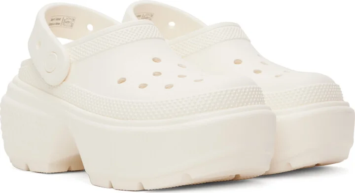 Crocs Off-White Stomp Clogs - Image 4