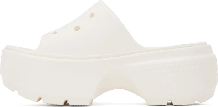 Crocs Off-White Stomp Slides - Image 3