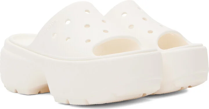 Crocs Off-White Stomp Slides - Image 4