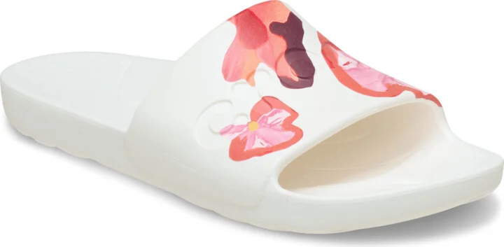 Crocs Painted Floral Slide - Image 3