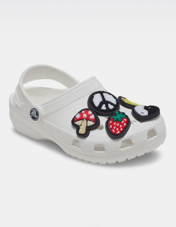 CROCS Peace & Love Tufted Patch 5 Pack Jibbitz™ Charms - Image 2