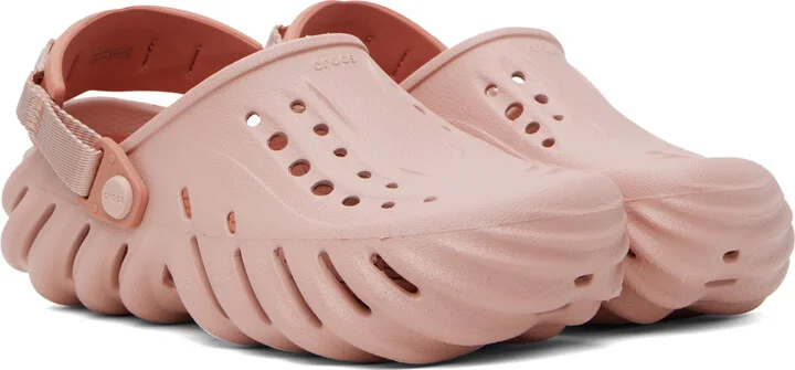 Crocs Pink Echo Clogs - Image 4