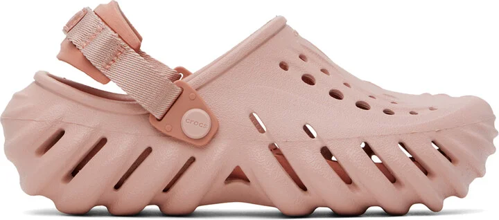 Crocs Pink Echo Clogs