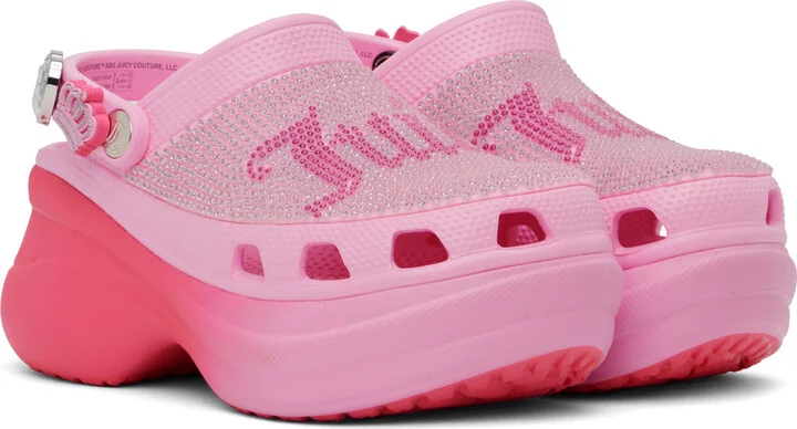 Crocs Pink Juicy Couture Edition Bae Clogs - Image 4