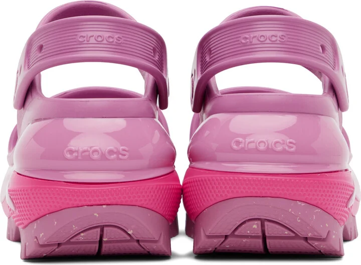 Crocs Pink Mega Crush Sandals - Image 2
