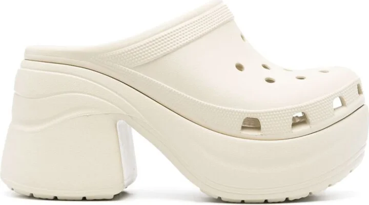 Crocs Siren Clog Rubber Mules With Heel