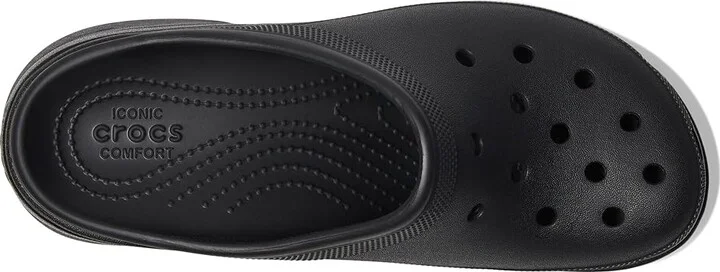 Crocs Siren Clogs Shoes Black : Men's 10 - Women's 12 Medium, EVA - Image 2