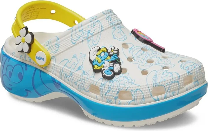 Crocs Smurfs Platform Clog