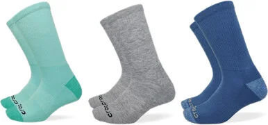 Crocs Socks Crew Random Feed Heel Toe 3-Pack