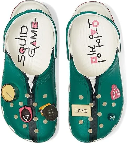 Crocs Squid Game Classic Clogs Slippers : Men's 11 - Women's 13 Medium