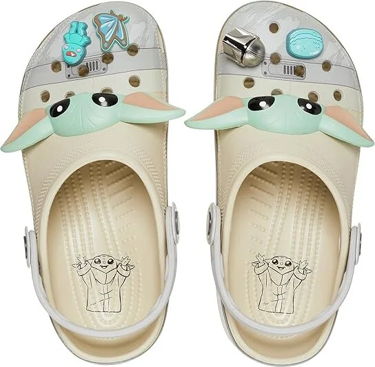 Crocs Star Wars Grogu Classic Clog Slippers Grogu Bone : Men's 3 - Women's 5 Medium, Rubber - Image 2