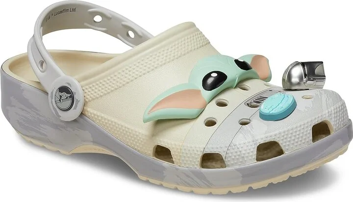 Crocs Star Wars Grogu Classic Clog Slippers Grogu Bone : Men's 3 - Women's 5 Medium, Rubber