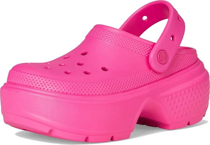 Crocs Stomp Clog Shoes Pink Crush : Men's 6 - Women's 8 Medium, EVA - Image 5