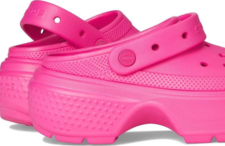 Crocs Stomp Clog Shoes Pink Crush : Men's 6 - Women's 8 Medium, EVA - Image 7