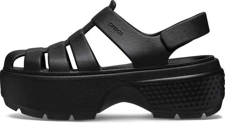 Crocs Stomp Fisherman Sandal Sandals Black : Men's 9 - Women's 11 Medium, Rubber - Image 5