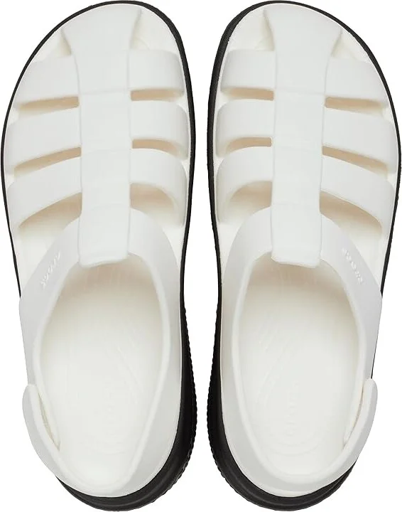 Crocs Stomp Fisherman Sandal Sandals Chalk : Men's 8 - Women's 10 Medium, Rubber - Image 2