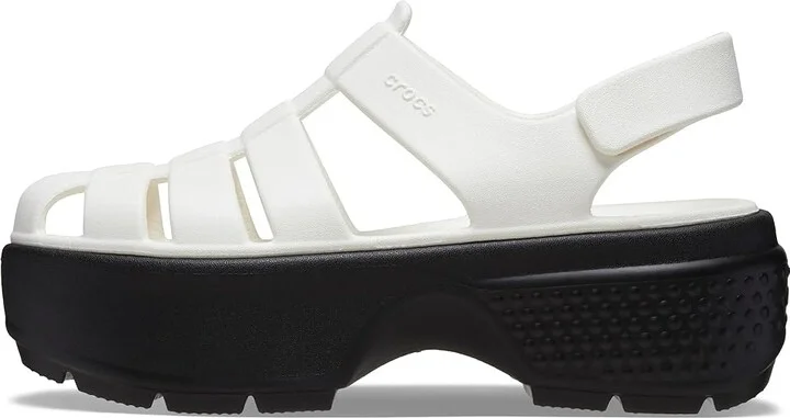 Crocs Stomp Fisherman Sandal Sandals Chalk : Men's 8 - Women's 10 Medium, Rubber - Image 5