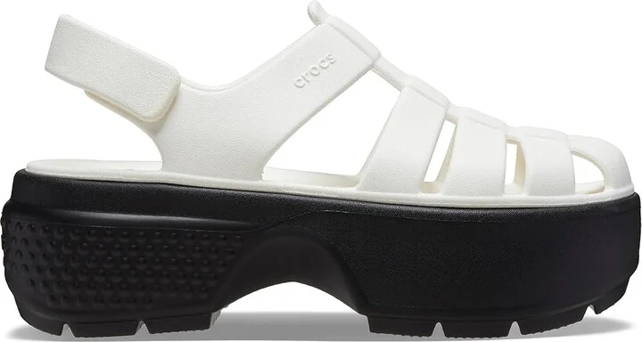 Crocs Stomp Fisherman Sandal Sandals Chalk : Men's 8 - Women's 10 Medium, Rubber - Image 6