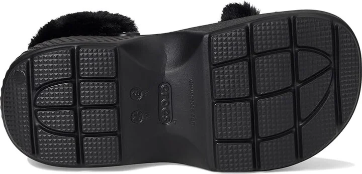 Crocs Stomp Lined Clogs Slippers Black Cat : Men's 6 - Women's 8 Medium, EVA/Faux Fur - Image 3