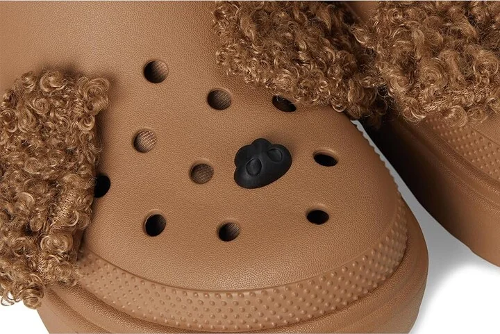 Crocs Stomp Lined Clogs Slippers Sepia Bear : Men's 8 - Women's 10 Medium, EVA/Faux Fur - Image 7