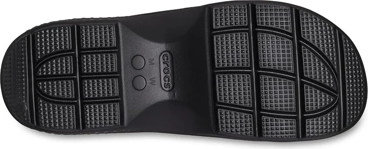Crocs Stomp Loafers Flat Shoes Black/Black : Men's 6 - Women's 8 Medium, Rubber/Synthetic - Image 3