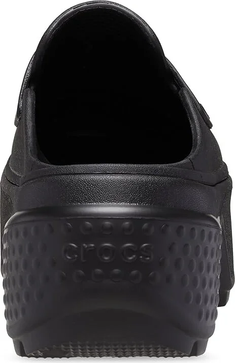 Crocs Stomp Loafers Flat Shoes Black/Black : Men's 6 - Women's 8 Medium, Rubber/Synthetic - Image 4