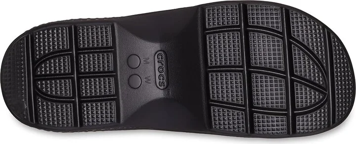 Crocs Stomp Loafers Flat Shoes Linen Black : Men's 6 - Women's 8 Medium, Rubber/Synthetic - Image 3