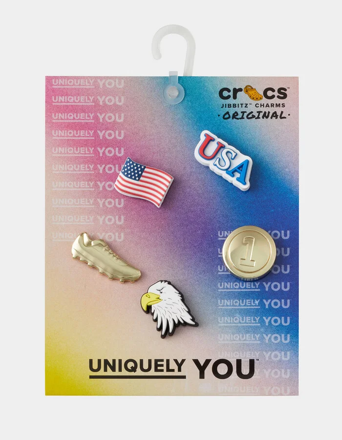 CROCS Team USA 5 Pack Jibbitz™ Charms - Image 3