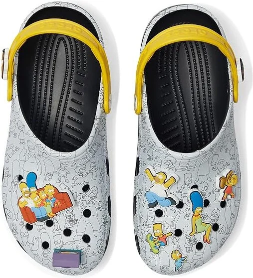 Crocs The Simpsons Classic Clog Clog Shoes The Simpsons : Men's 7 - Women's 9 Medium, EVA