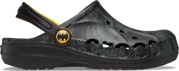 Crocs Toddler Batman Baya Clogs, Black, C4