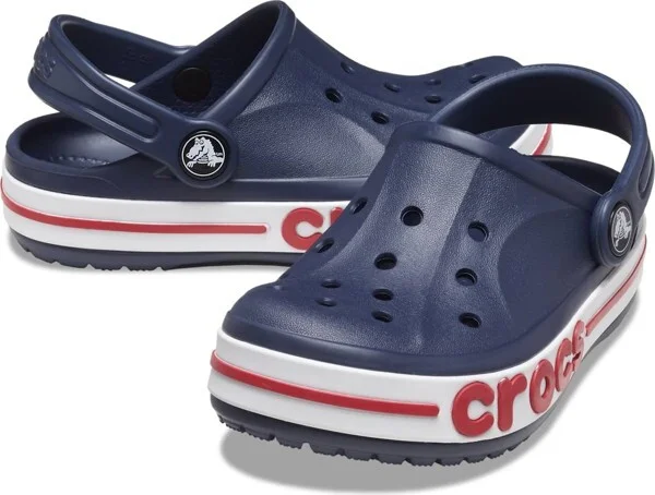 Crocs Toddler Bayaband Clogs, Navy, C4 - Image 2