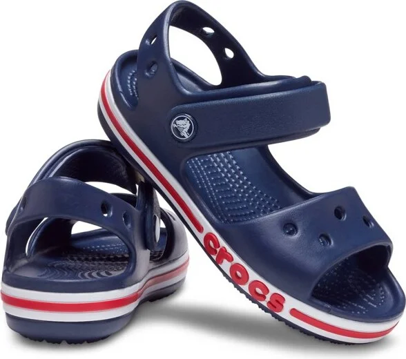 Crocs Toddler Bayaband Sandals, Electric Pink, C10 - Image 3