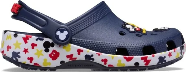 Crocs Toddler Disney Mickey & Friends Classic Clogs, Multi, C10