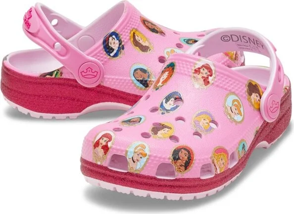 Crocs Toddler Disney Princesses Classic Clogs, Multi, C6 - Image 2