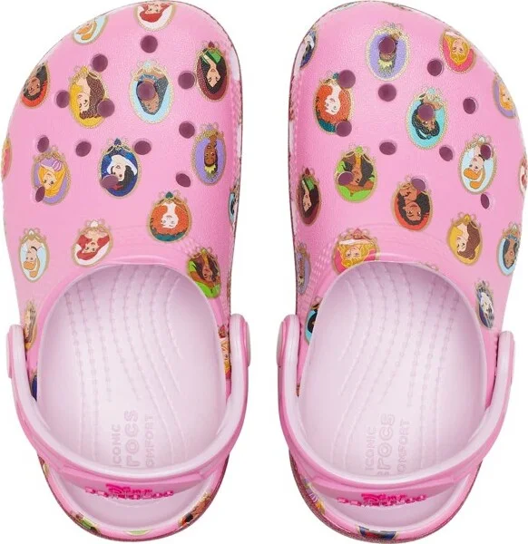 Crocs Toddler Disney Princesses Classic Clogs, Multi, C6