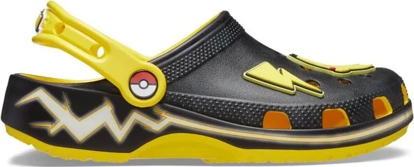 Crocs Toddler Pokemon Pikachu Classic Clogs, Lemon, C4