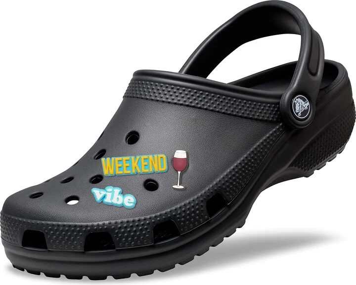 Crocs Unisex-Adult Classic Clog w/Jibbitz Charms 3-Packs for Her