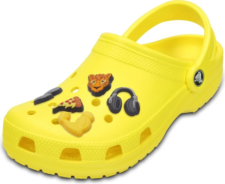 Crocs Unisex-Adult Classic Clog w/Jibbitz Charms Sports 5-Packs
