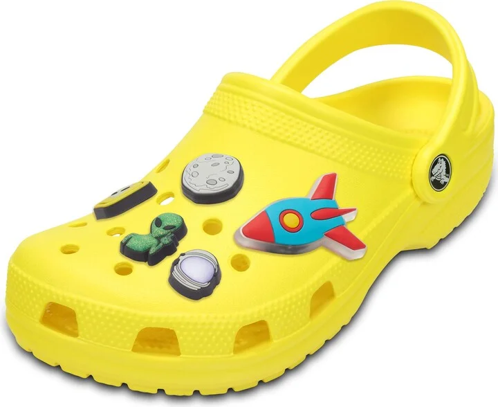 Crocs Unisex-Adult Classic Clog w/Jibbitz Charms Travel 5-Packs