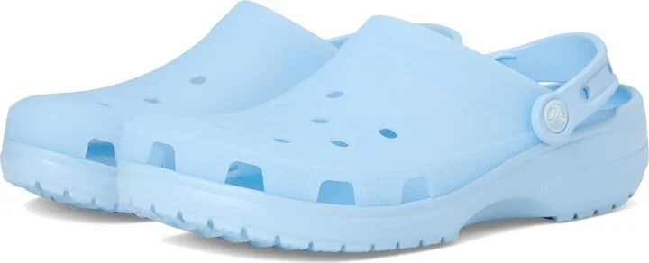 Crocs Unisex-Adult Classic Frosted Clog Blue Calcite Men's 3 Women's 5 Medium