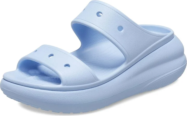 Crocs Unisex Classic Crush Sandal Blue Calcite Men's 10
