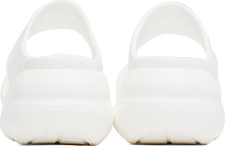 Crocs White Crush Sandals - Image 2