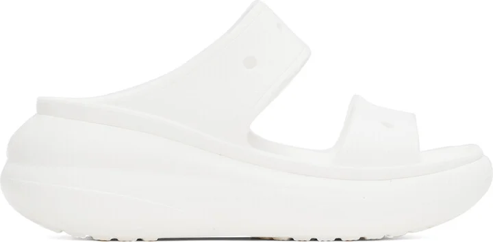 Crocs White Crush Sandals