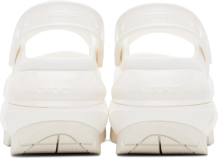 Crocs White Mega Crush Sandals - Image 2