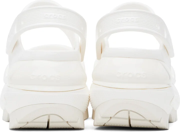 Crocs White Mega Crush Sandals - Image 2