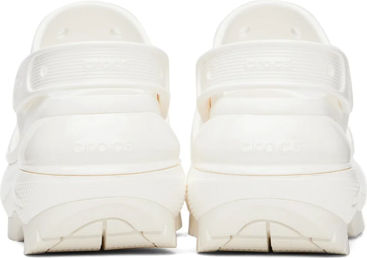 Crocs White Mega Crush Sandals - Image 2