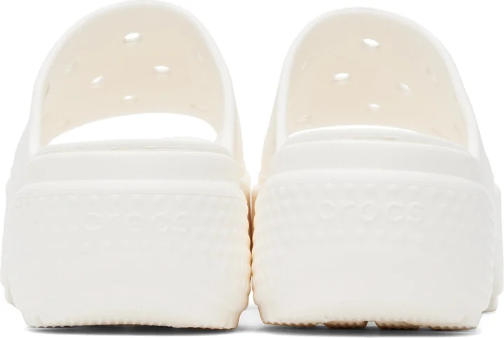 Crocs White Stomp Slides - Image 2