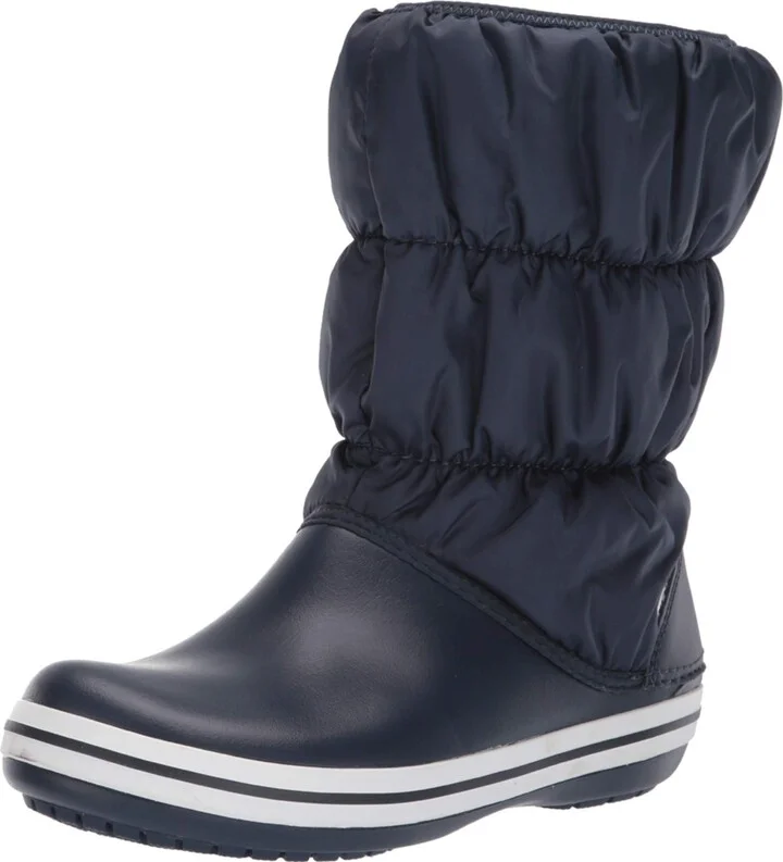 Crocs Winter Puff Boot Navy/White 5 M